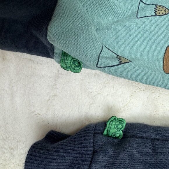 Fred’s World Baby Pants Mountains And Walrus Blue Size 6-9 Months Lot Of 2 - Picture 5 of 8